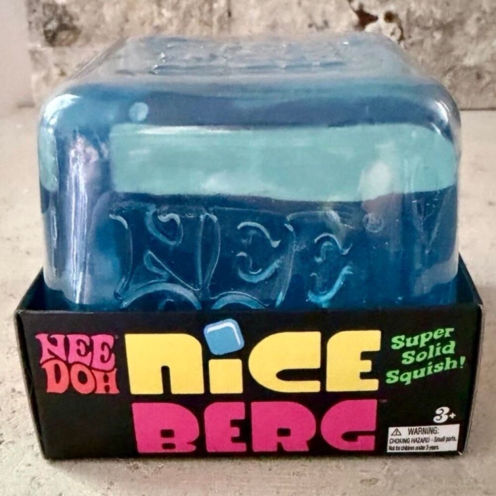 NeeDoh Nice Berg - Blue XL Nee Doh Fidget Sensory Squishy Toy
